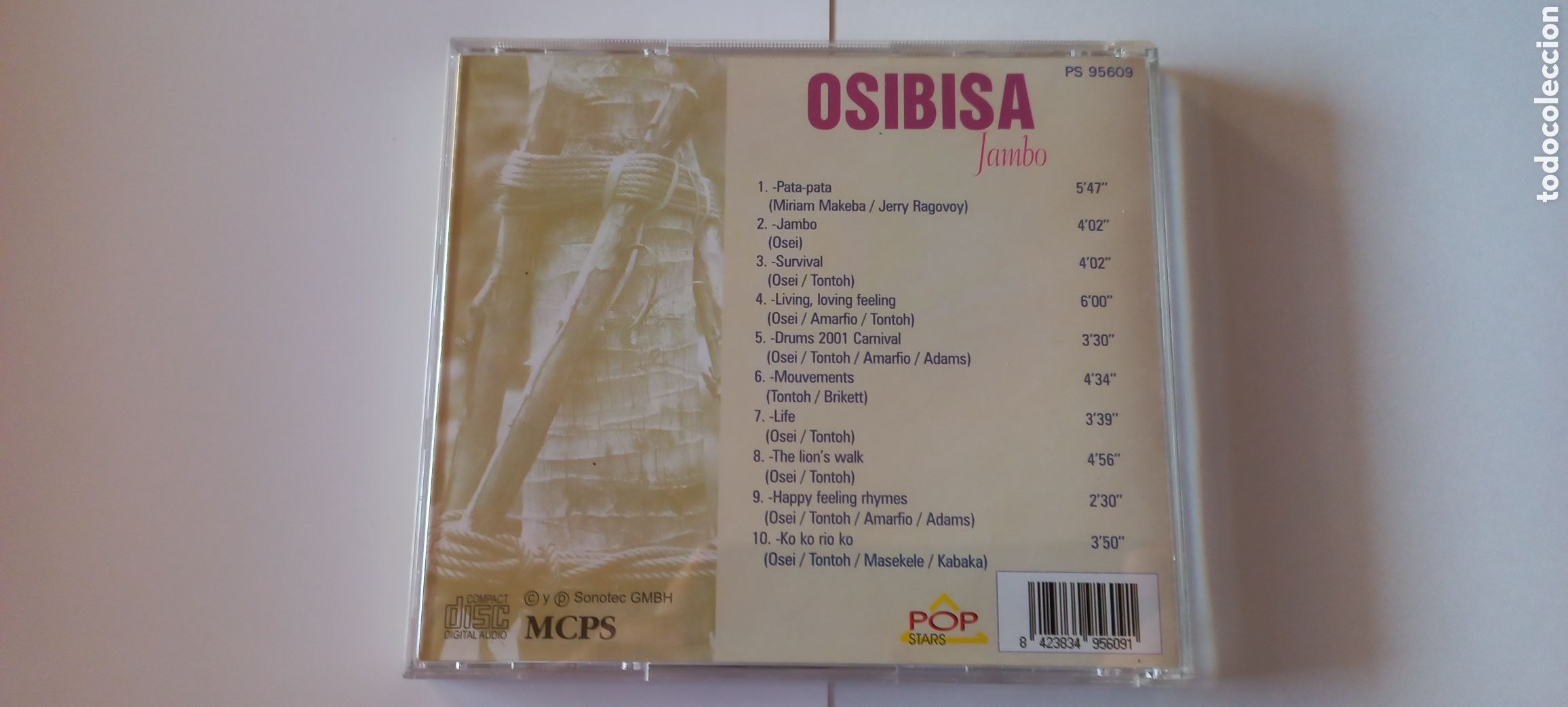 CDs de m&uacute;sica: Osibisa CD Jambo CD como nuevo - Foto 2