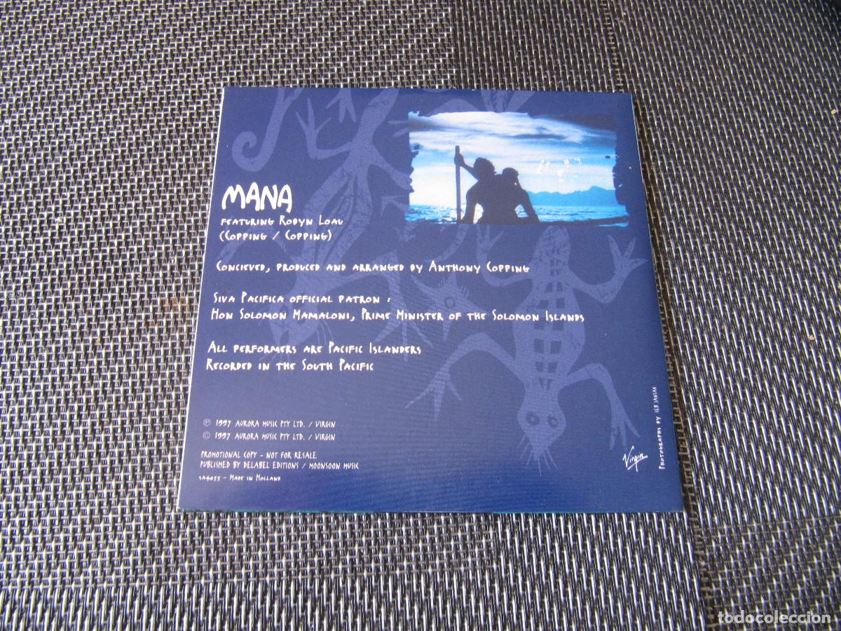 CDs de m&uacute;sica: SIVA PACIFICA &rdquo;MANA&rdquo; CD SINGLE - Foto 2