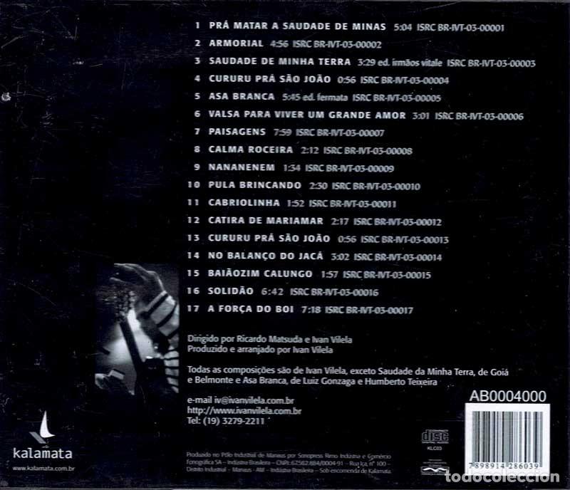 CDs de m&uacute;sica: Ivan Vilela - Paisagens. CD - Foto 2