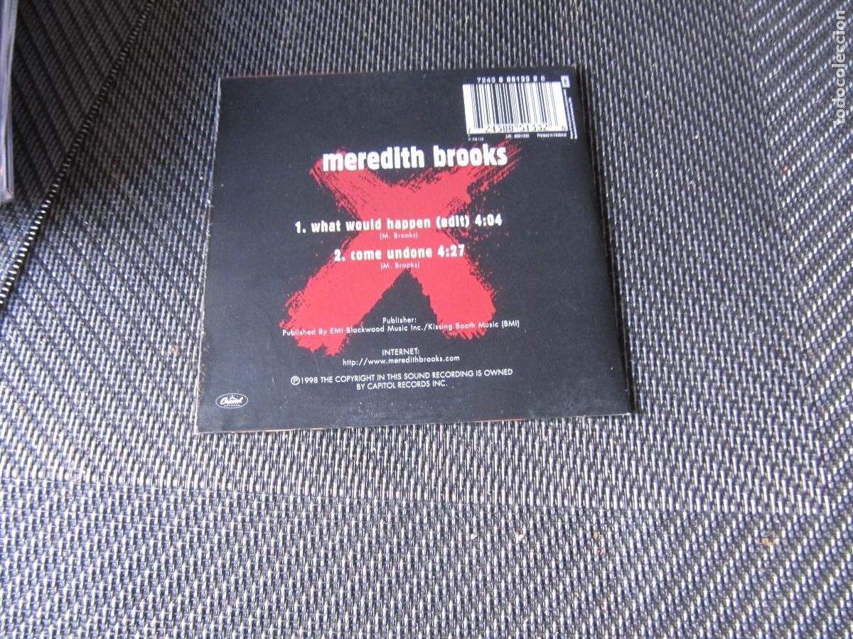 CDs de m&uacute;sica: MEREDITH BROOKS - WHAT WOULD HAPPEN - Foto 2