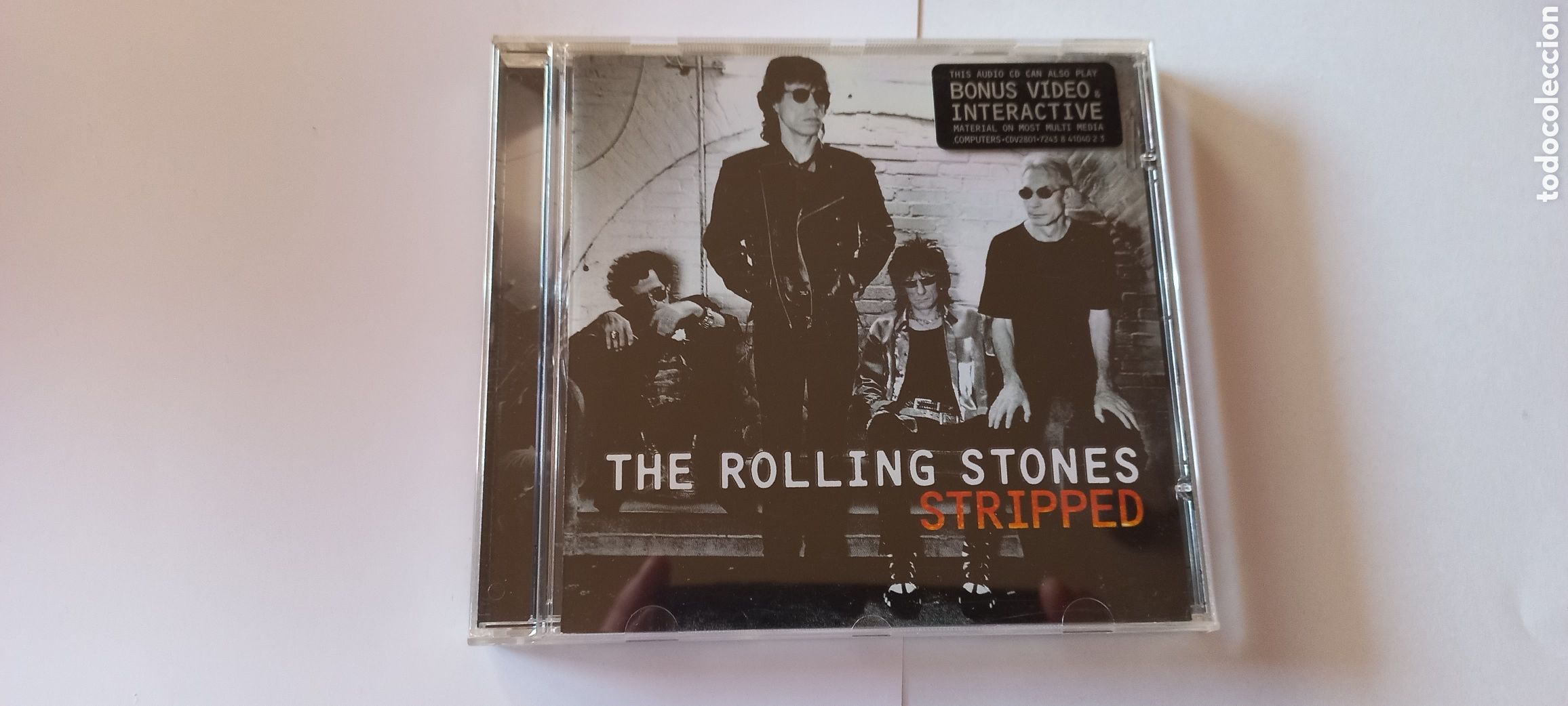 CDs de m&uacute;sica: The Rolling Stones CD Stripped + bonus video interactive como nuevo - Foto 1