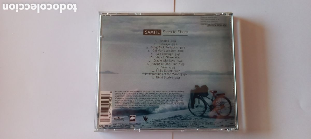 CDs de m&uacute;sica: Samite CD Stars to Share como nuevo - Foto 2