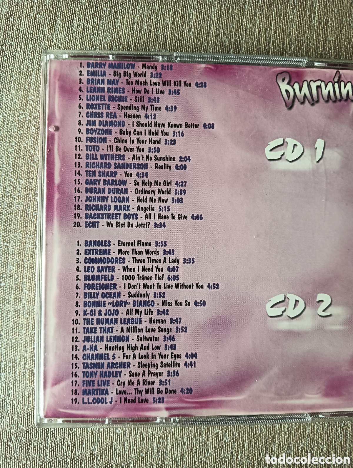 CDs de m&uacute;sica: Burning hearts. 3 CD dobles - Foto 3