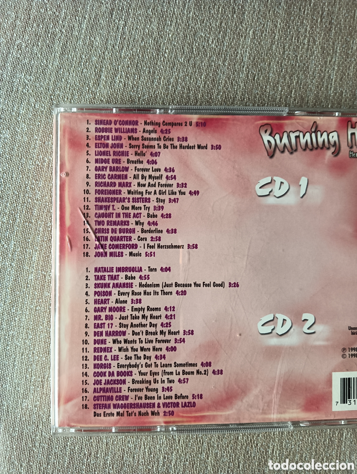 CDs de m&uacute;sica: Burning hearts. 3 CD dobles - Foto 5