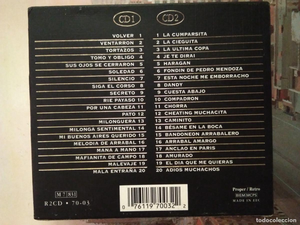 CDs de m&uacute;sica: CARLOS GARDEL EL REY DEL TANGO - Foto 2