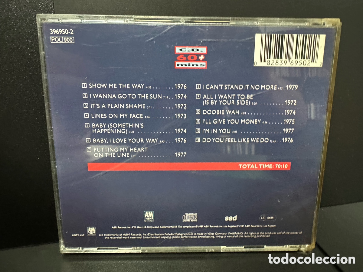 CDs de m&uacute;sica: Peter Frampton - Show Me The Way (CD) - Foto 2