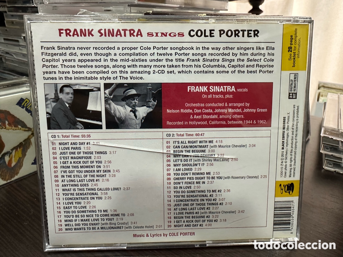 CDs de m&uacute;sica: Frank Sinatra - Frank Sinatra Sings Cole Porter (2xCD, Comp) - Foto 3