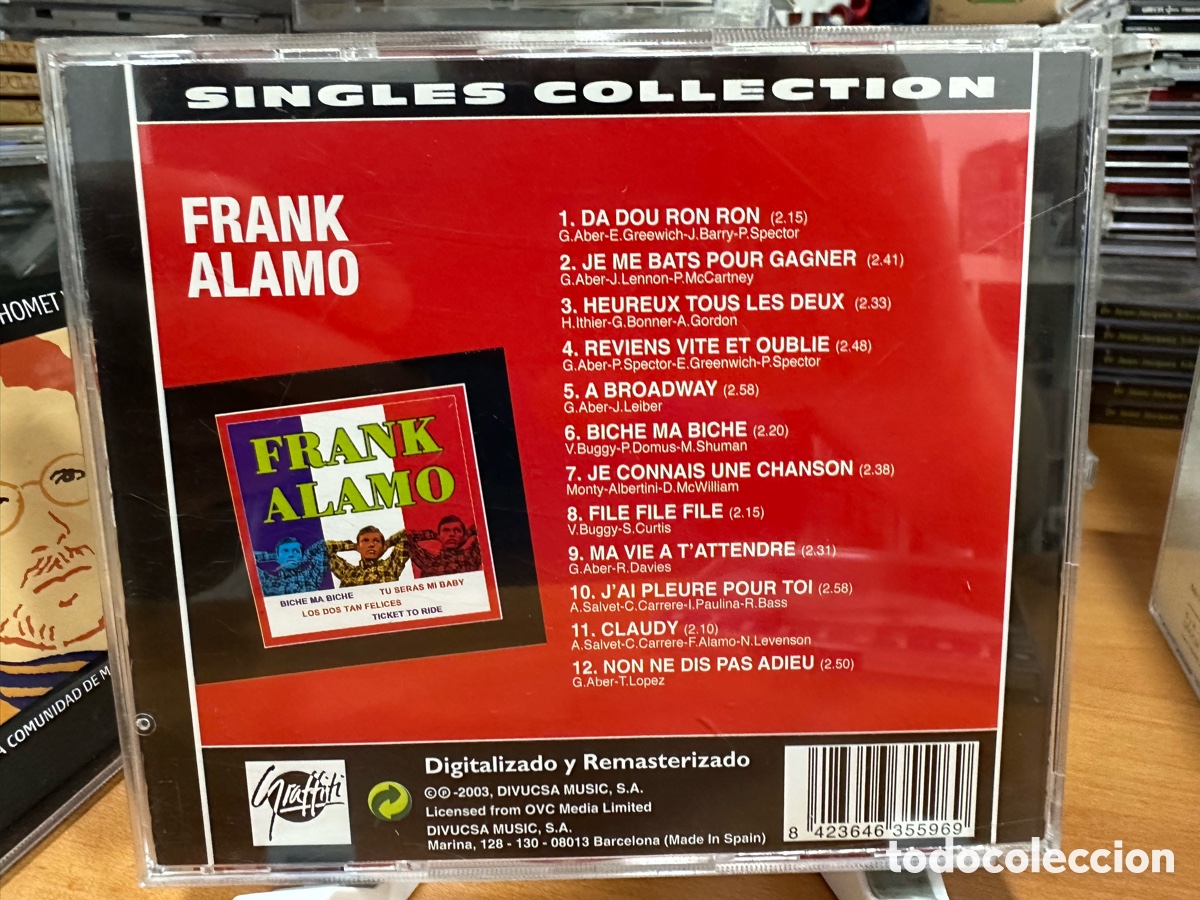 CDs de m&uacute;sica: Frank Alamo - Singles Collection (CD, Comp) - Foto 2
