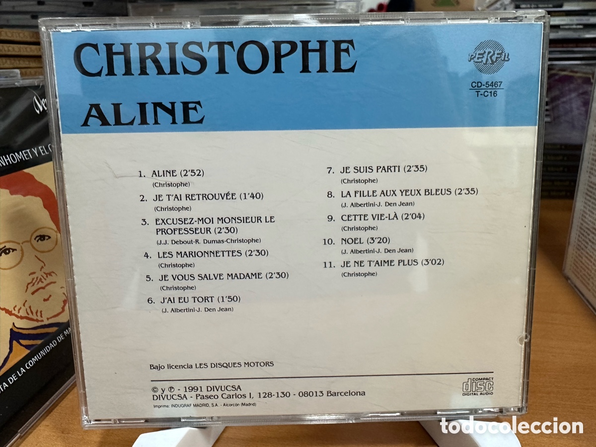 CDs de m&uacute;sica: Christophe - Aline (CD, Comp) - Foto 2
