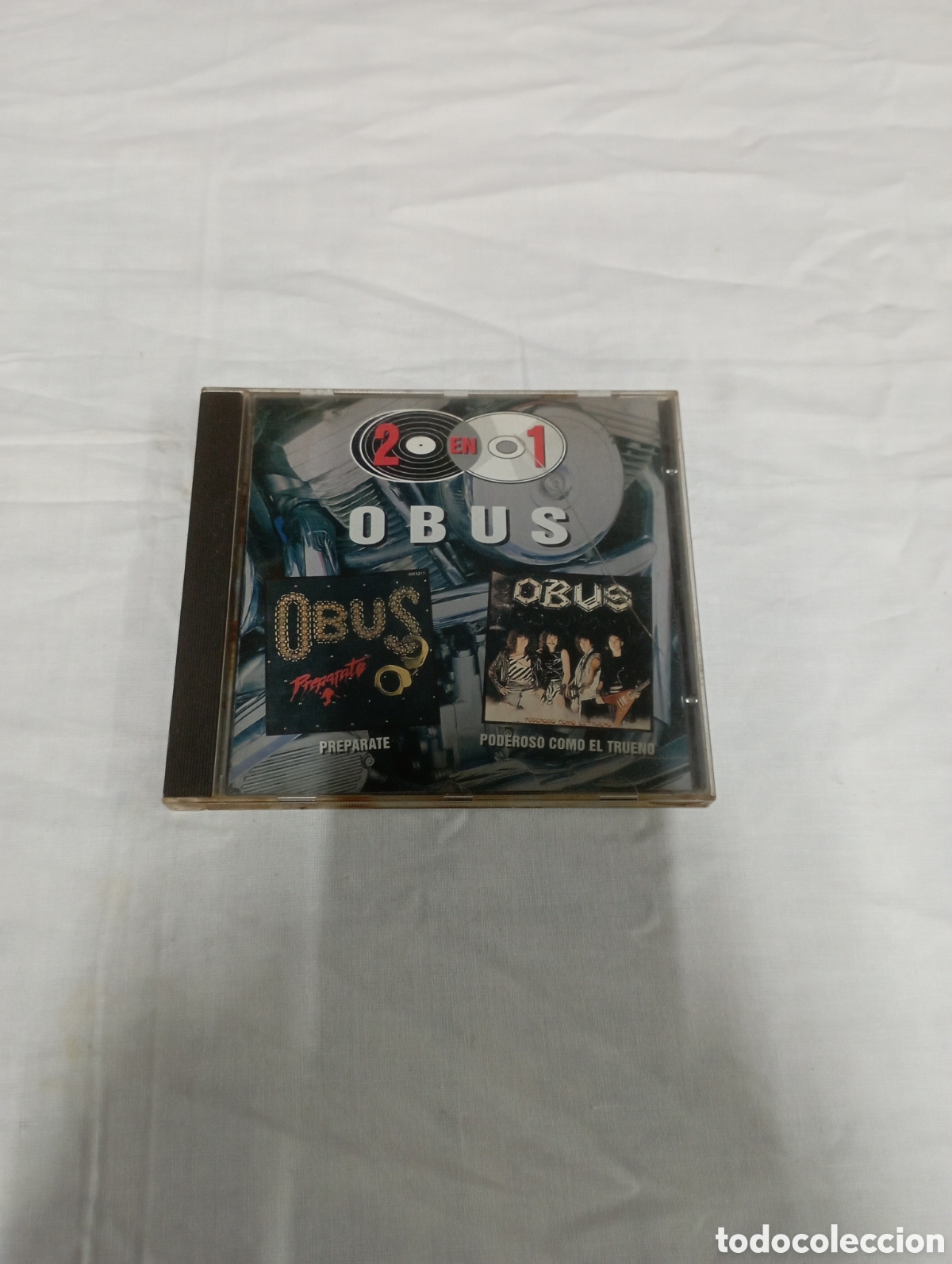 CDs de m&uacute;sica: Obus 2 cd en 1 preparate + poderoso como el trueno - Foto 1