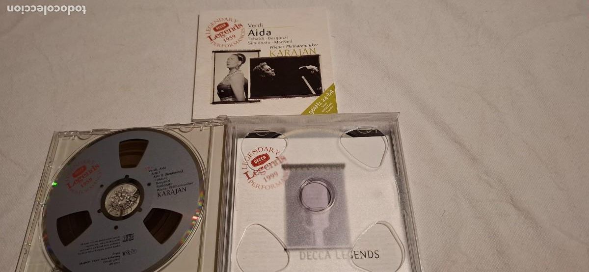 CDs de m&uacute;sica: GIUSEPPE VERDI: AIDA (DECCA - 2 cd) - Foto 4