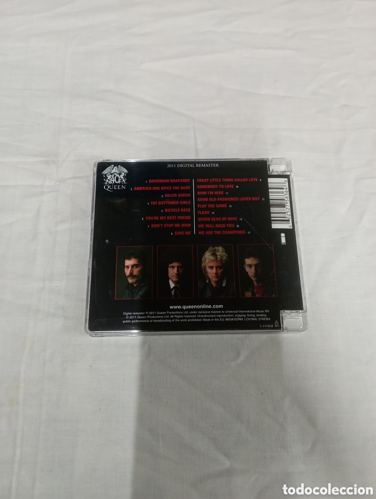 CDs de m&uacute;sica: Queen Greatest hits 2011 digital remaster - Foto 2