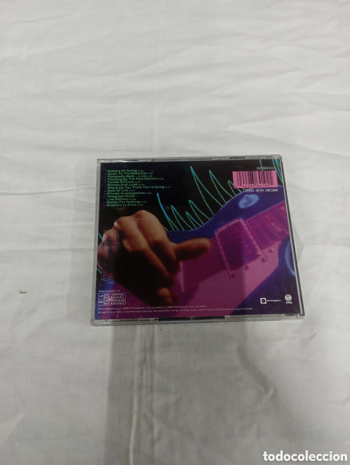 CDs de m&uacute;sica: Dire Straits money for nothing - Foto 2