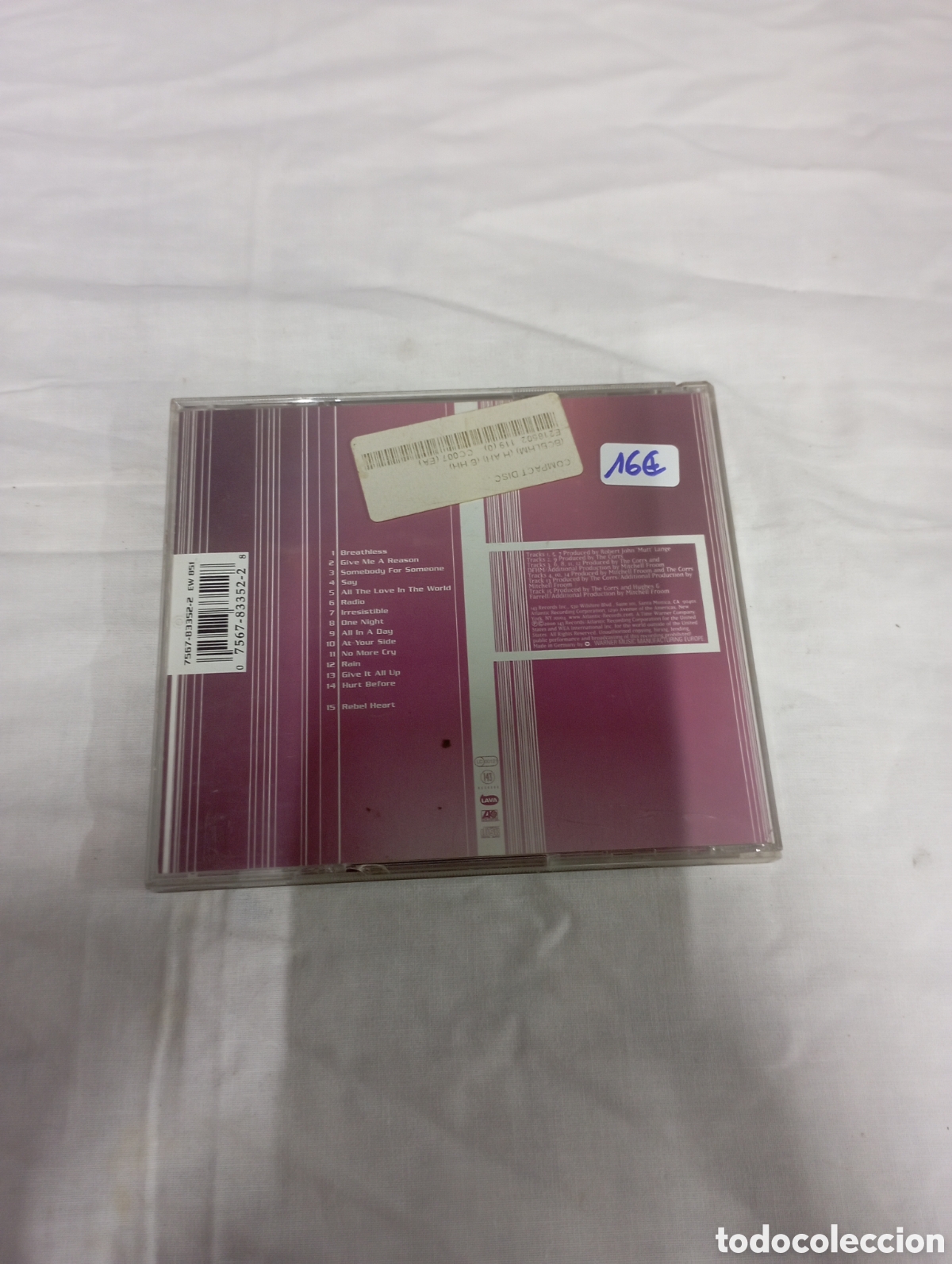 CDs de m&uacute;sica: The Corrs in blue records - Foto 2