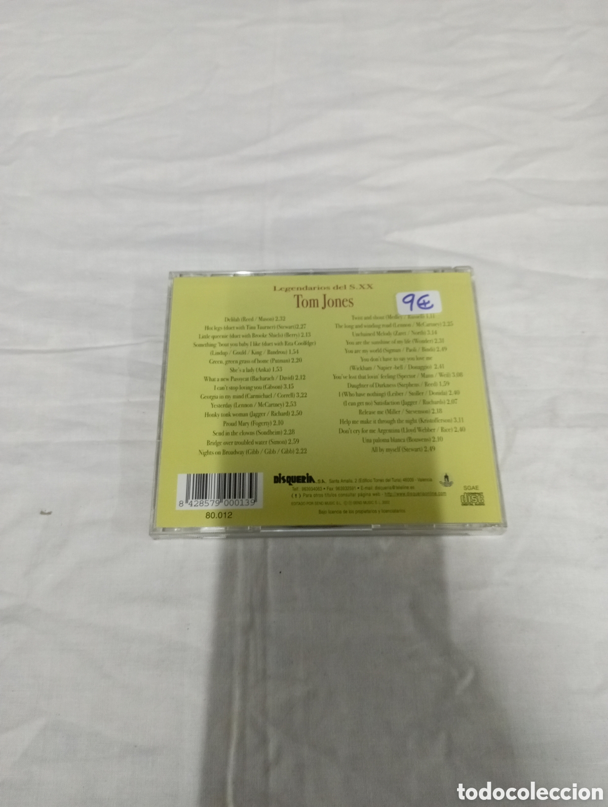 CDs de m&uacute;sica: Legendarios del S.XX Tom Jones - Foto 2