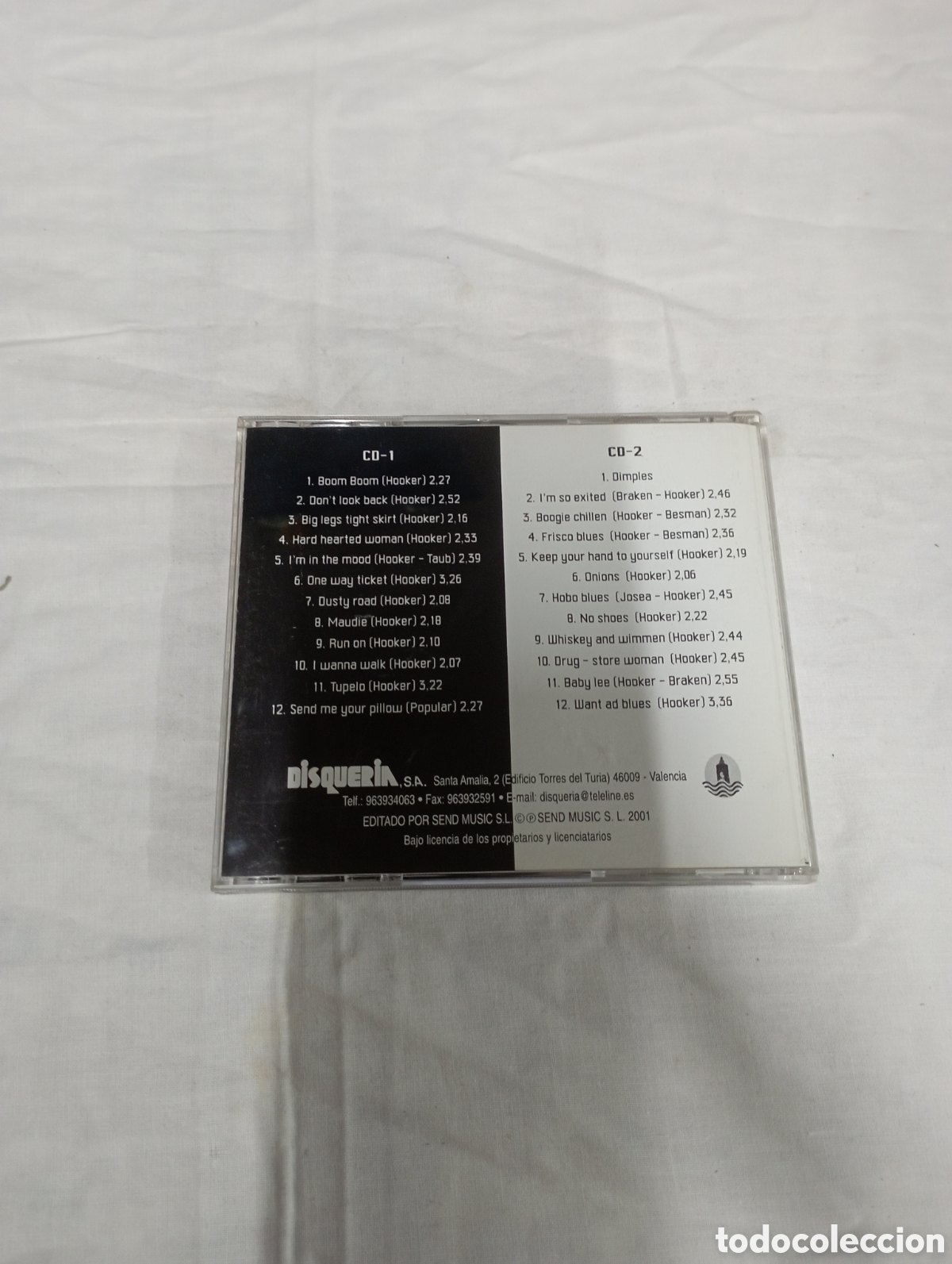 CDs de m&uacute;sica: Jhon Lee hooker versiones originales - Foto 2