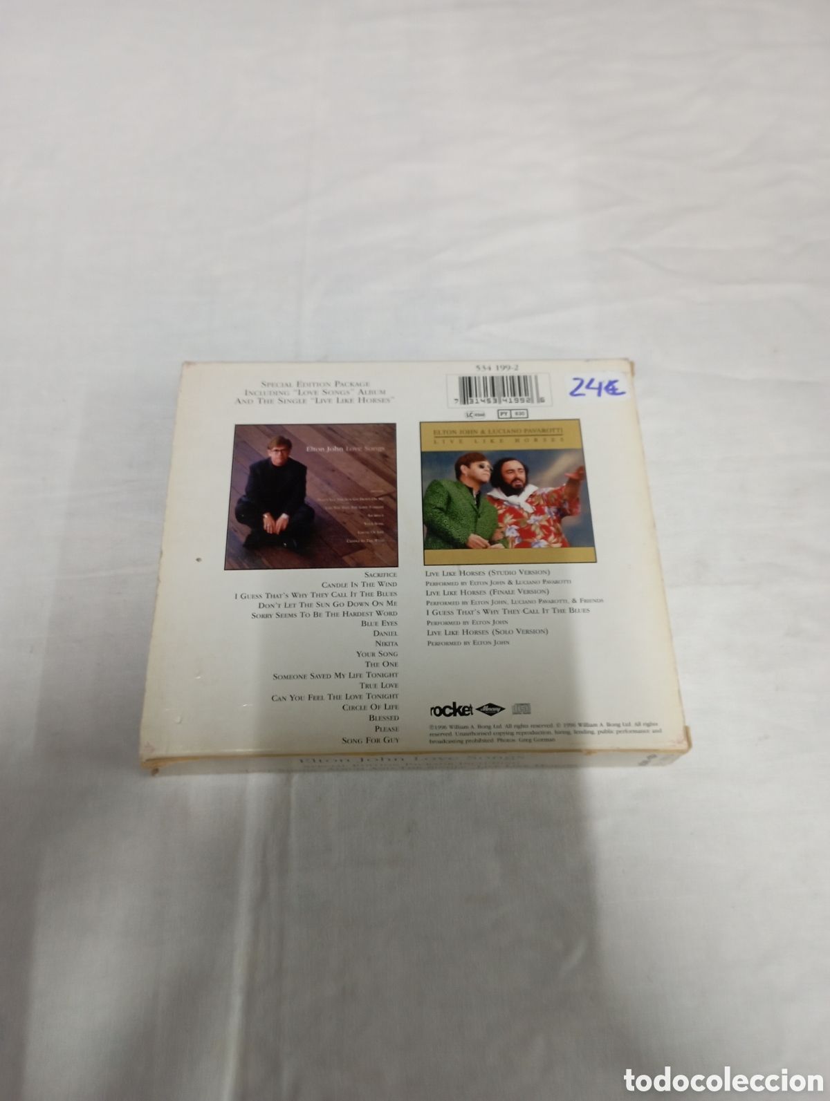 CDs de m&uacute;sica: Elton John Love Song - Foto 3