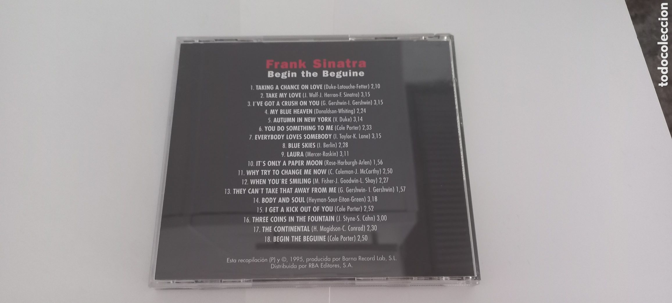 CDs de m&uacute;sica: Frank Sinatra CD Begin the Beguine 18 tracks como nuevo - Foto 2