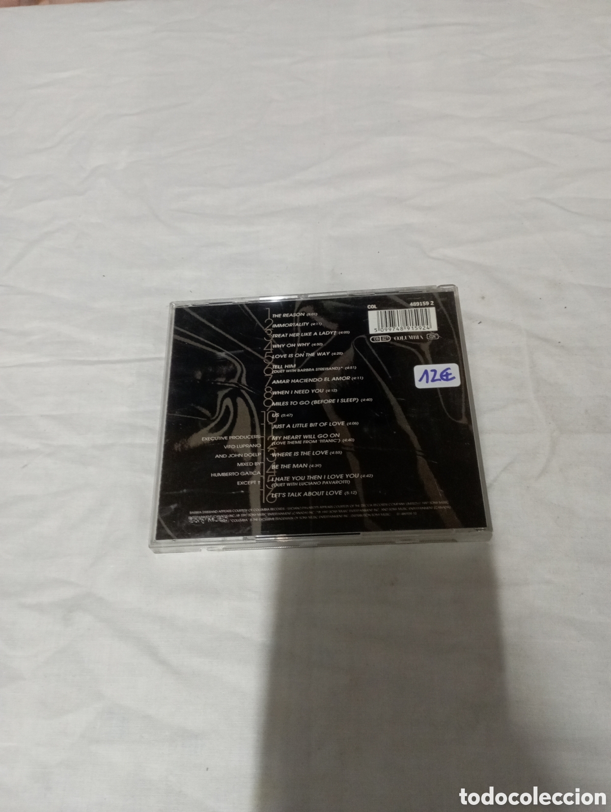 CDs de m&uacute;sica: Celine Dion Lets talk about love - Foto 2