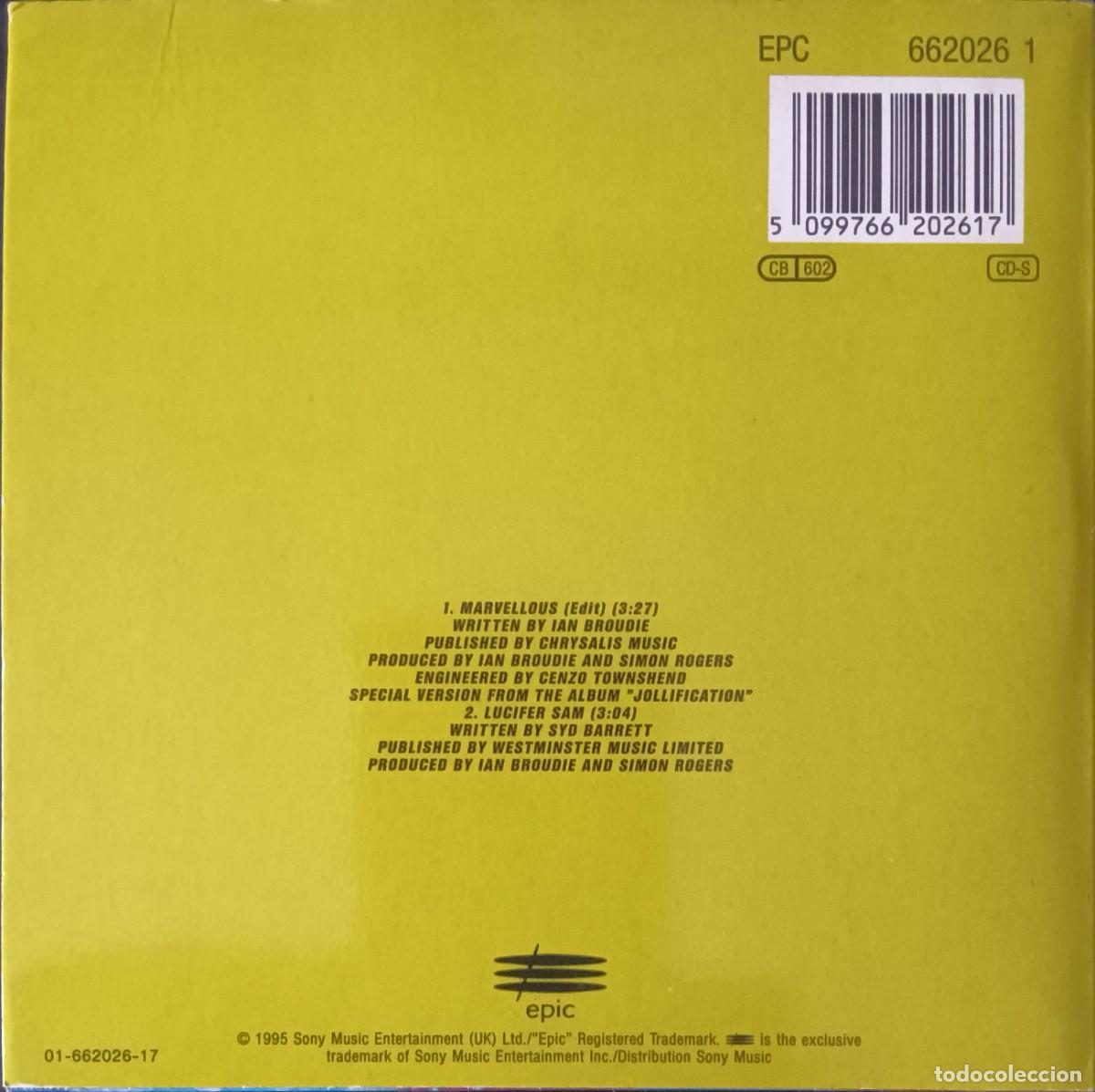 CDs de m&uacute;sica: Lightning Seeds - Marvellous (Cd single) - Foto 2