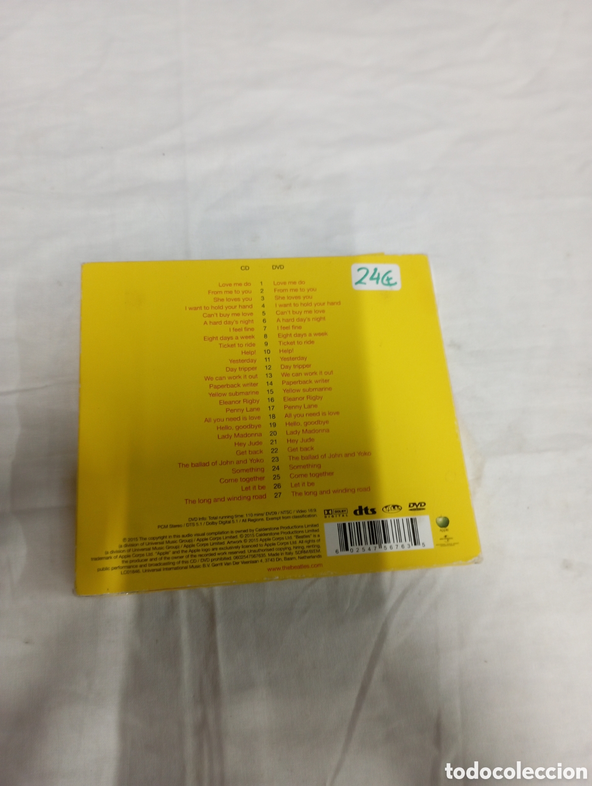 CDs de m&uacute;sica: The Beatles cd/dvd dolby digital - Foto 3