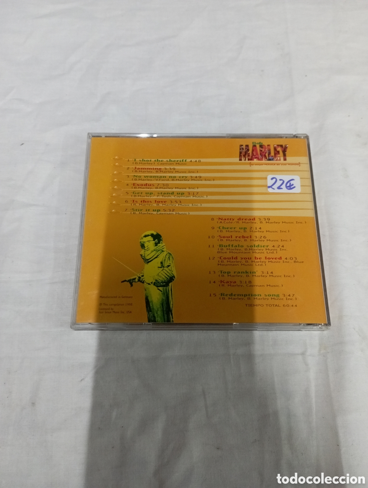 CDs de m&uacute;sica: Bob Marley 15 grandes &eacute;xitos version original - Foto 2