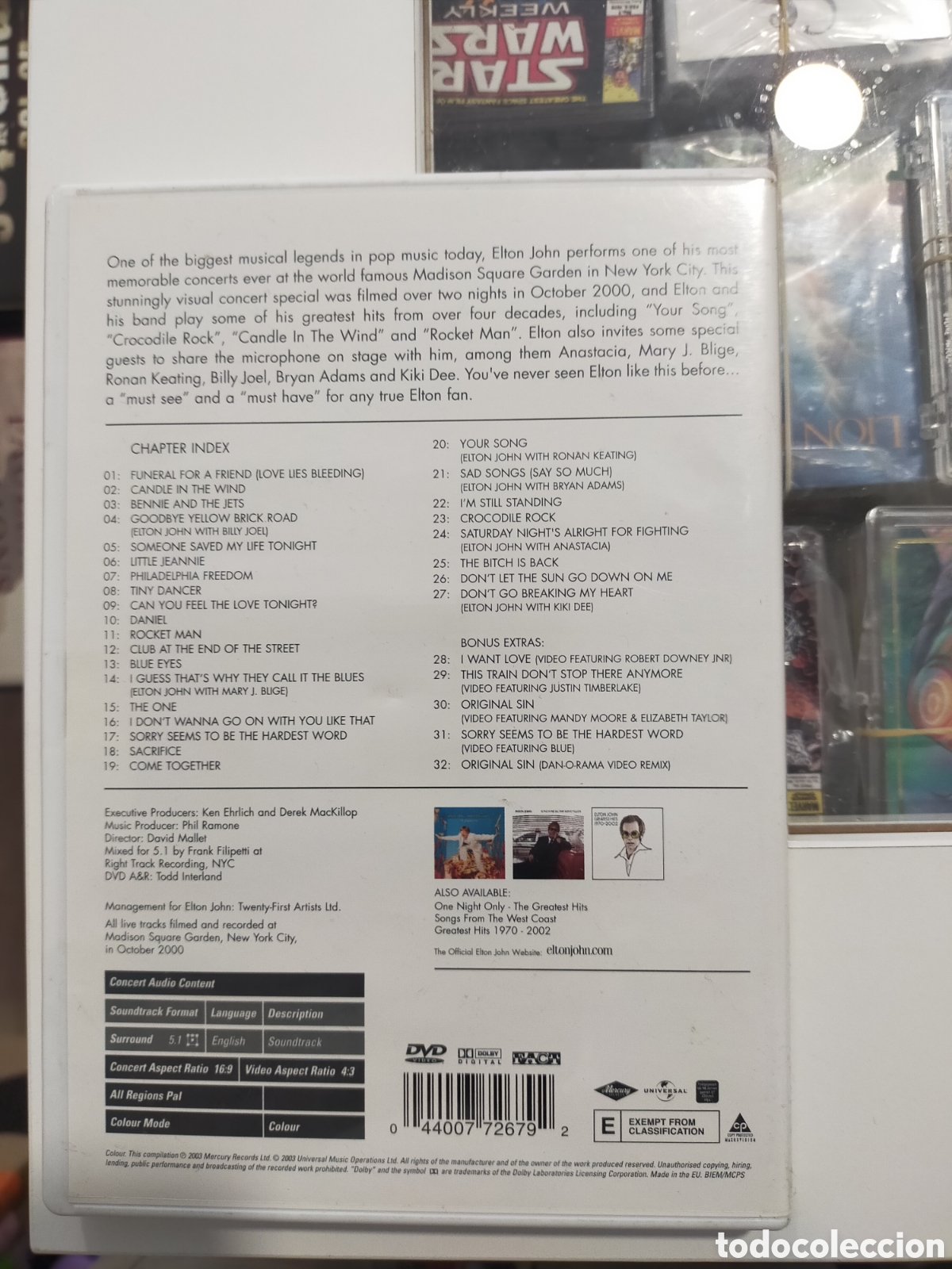 CDs de m&uacute;sica: ELTON JOHN GREATEST HITS ONE NIGHT ONLY - Foto 2