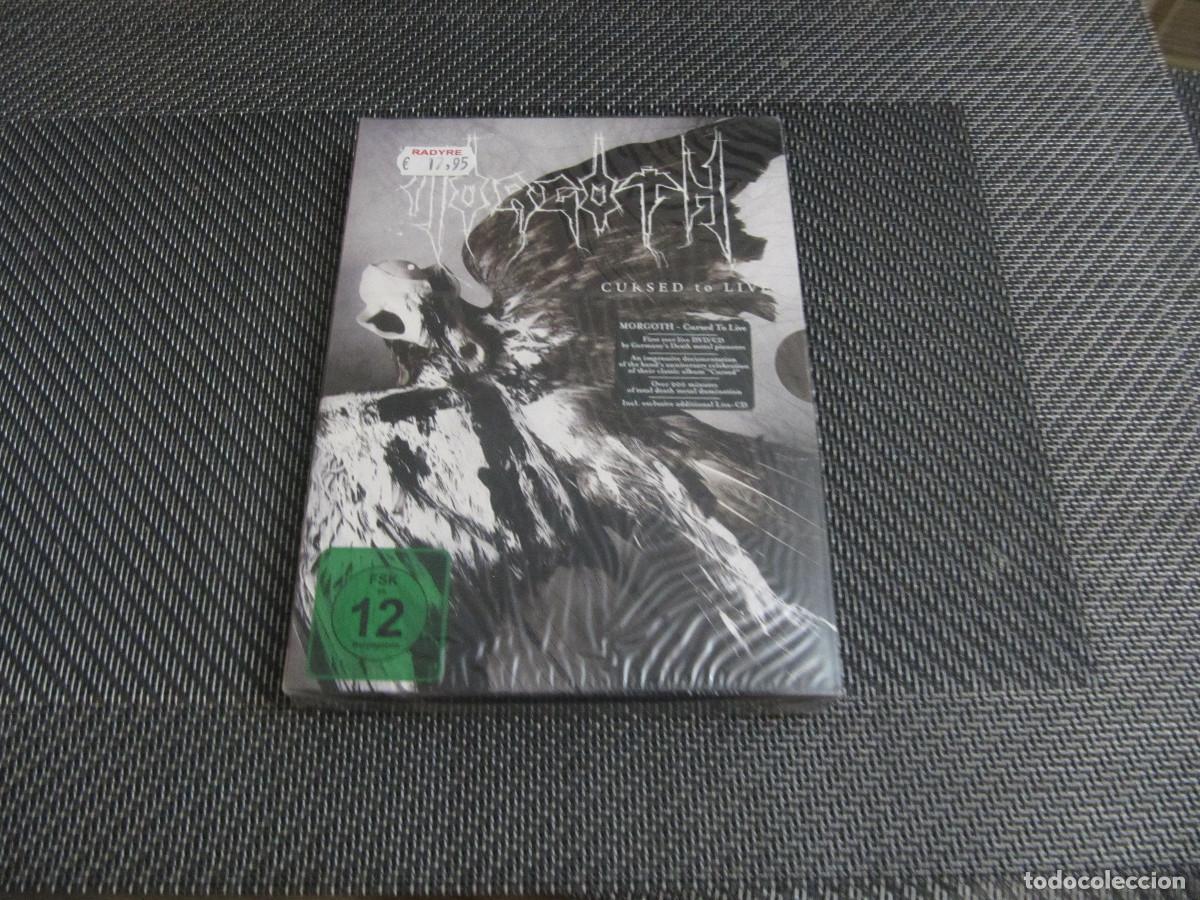 CDs de m&uacute;sica: MORGOTH doble DVD+CD CURSED TO LIVE PRECINTADO - Foto 1