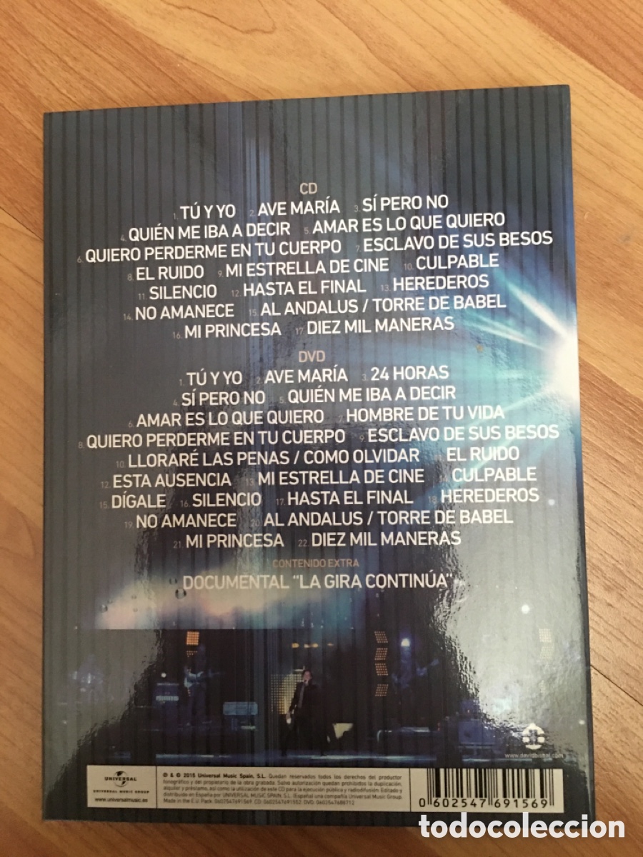 CDs de m&uacute;sica: David Bisbal - Tu y yo en vivo - Foto 2