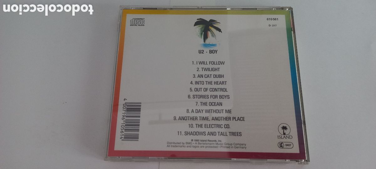 CDs de m&uacute;sica: U2 CD Boy Island cd como nuevo - Foto 2