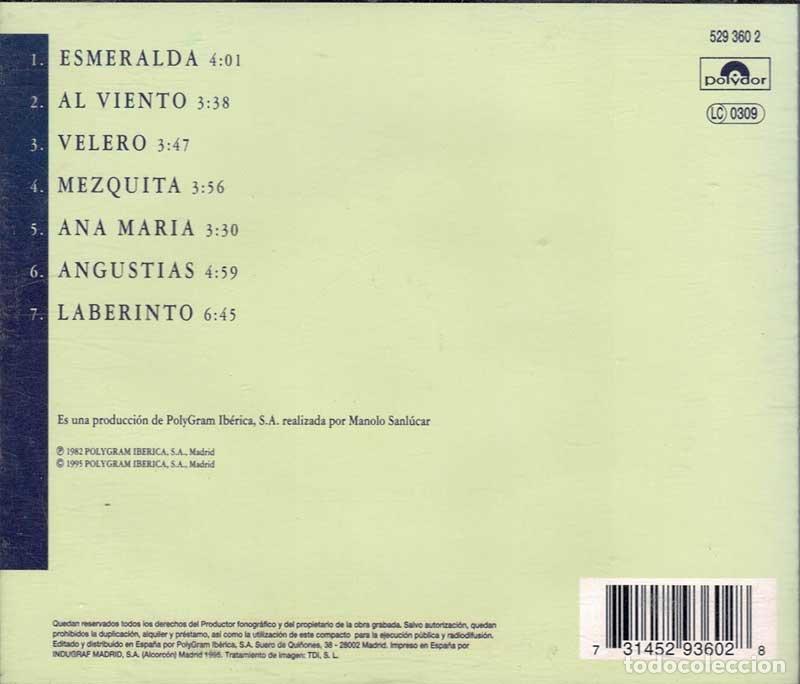 CDs de m&uacute;sica: Manolo Sanl&uacute;car - Al Viento. CD - Foto 2