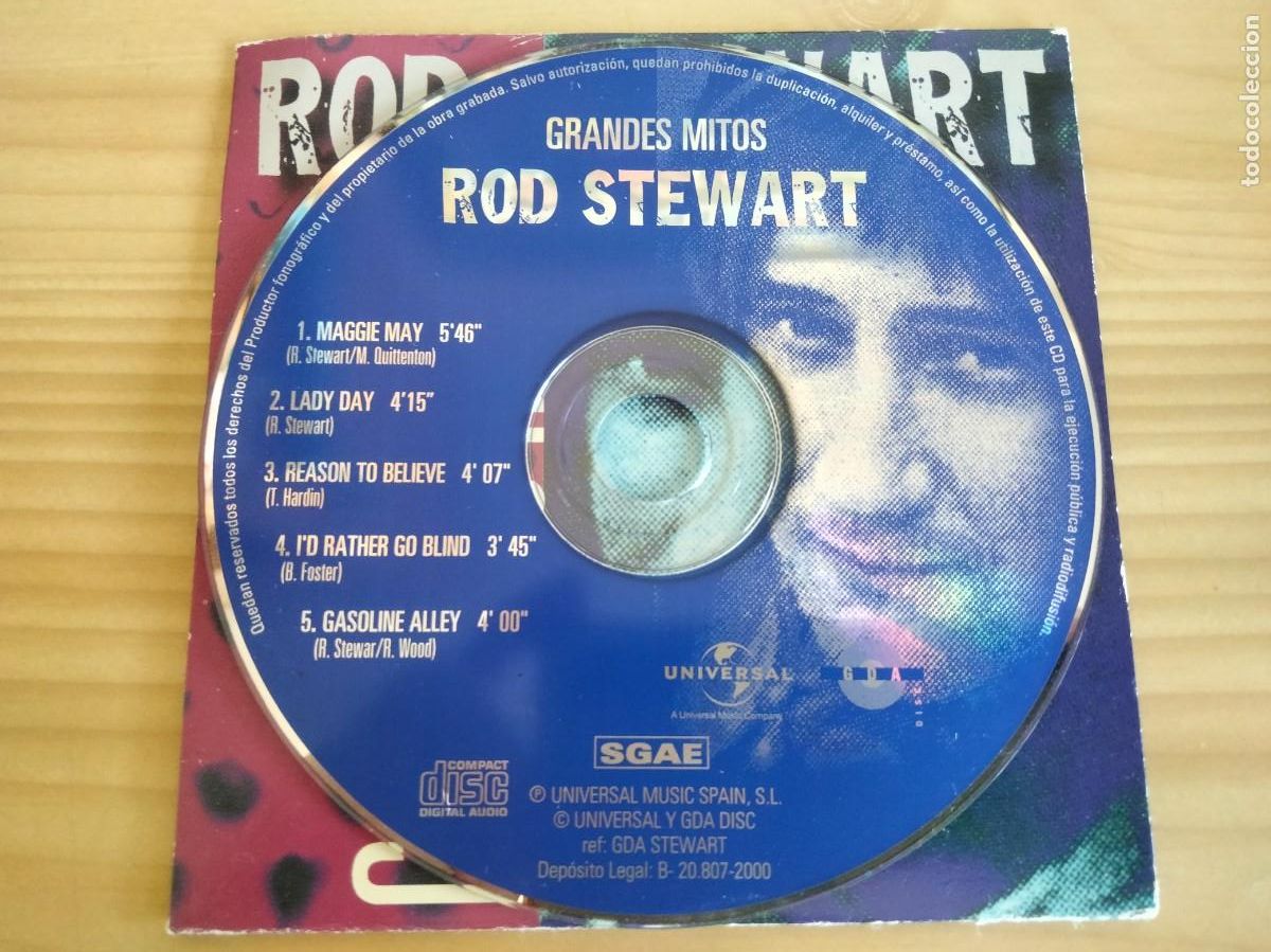 CDs de m&uacute;sica: CD ROD STEWART GRANDES MITOS - Foto 3