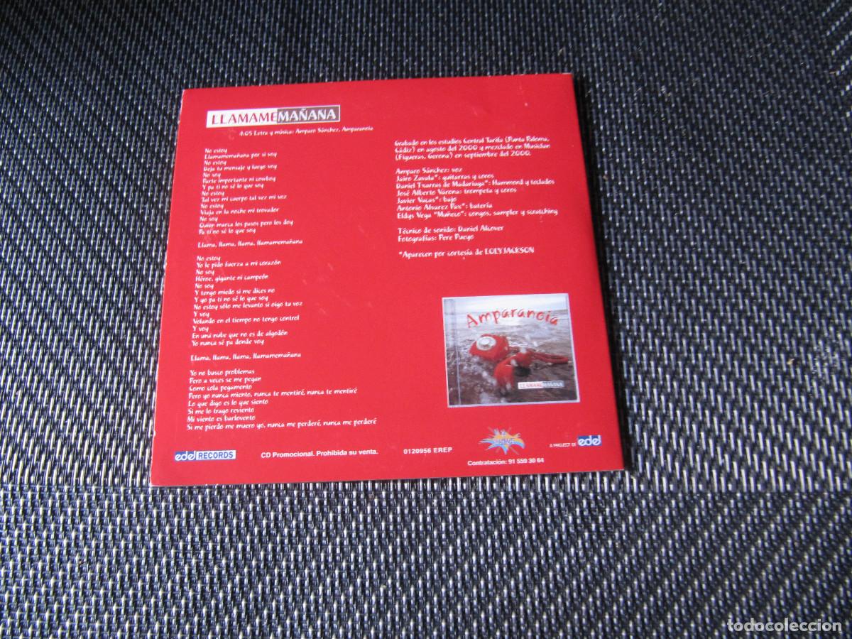 CDs de m&uacute;sica: Amparanoia &ndash; Llamame Ma&ntilde;ana - Foto 2