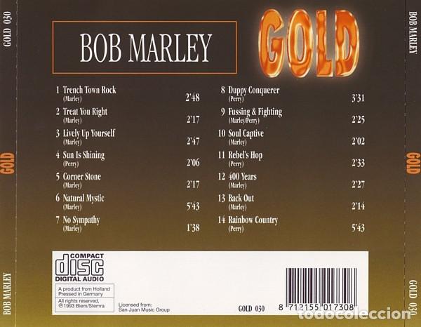 CDs de m&uacute;sica: Bob Marley &ndash; Gold - CD - Foto 2