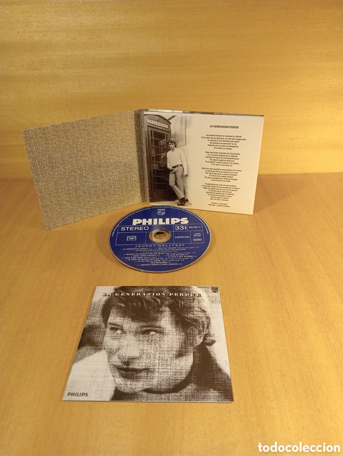 CDs de m&uacute;sica: Johnny Hallyday. La generation perdue. - Foto 3