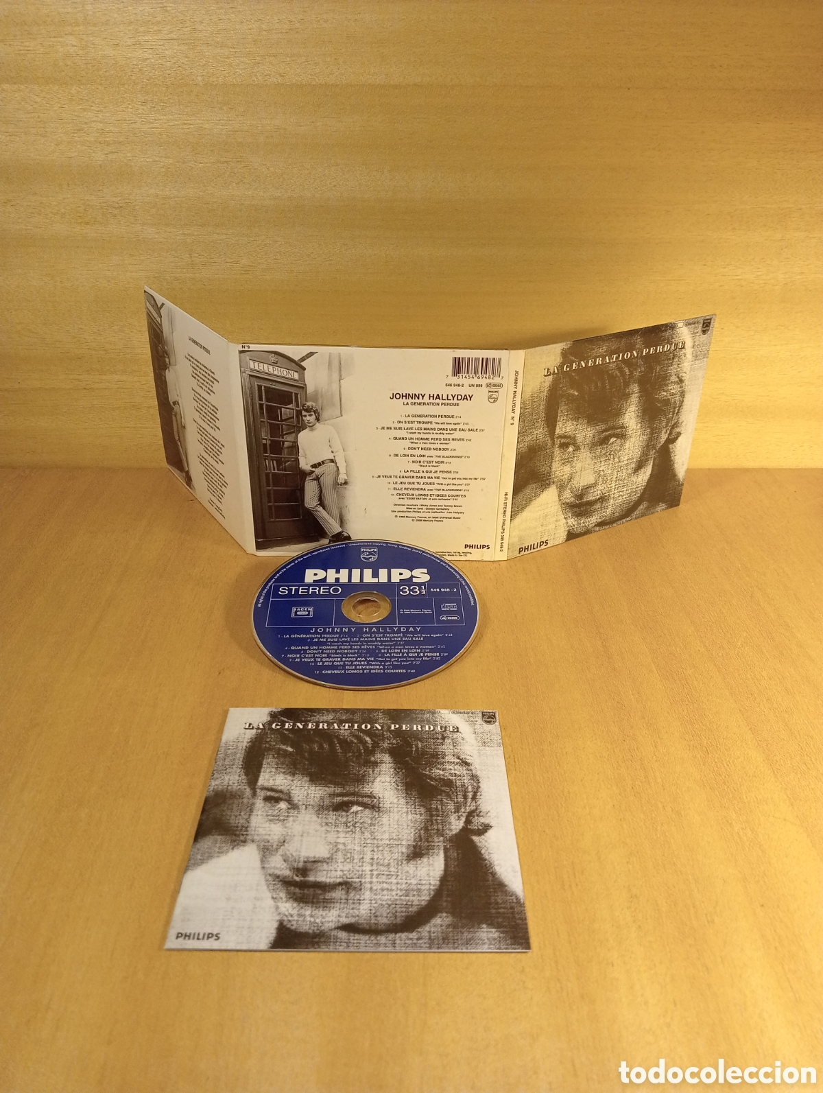 CDs de m&uacute;sica: Johnny Hallyday. La generation perdue. - Foto 4