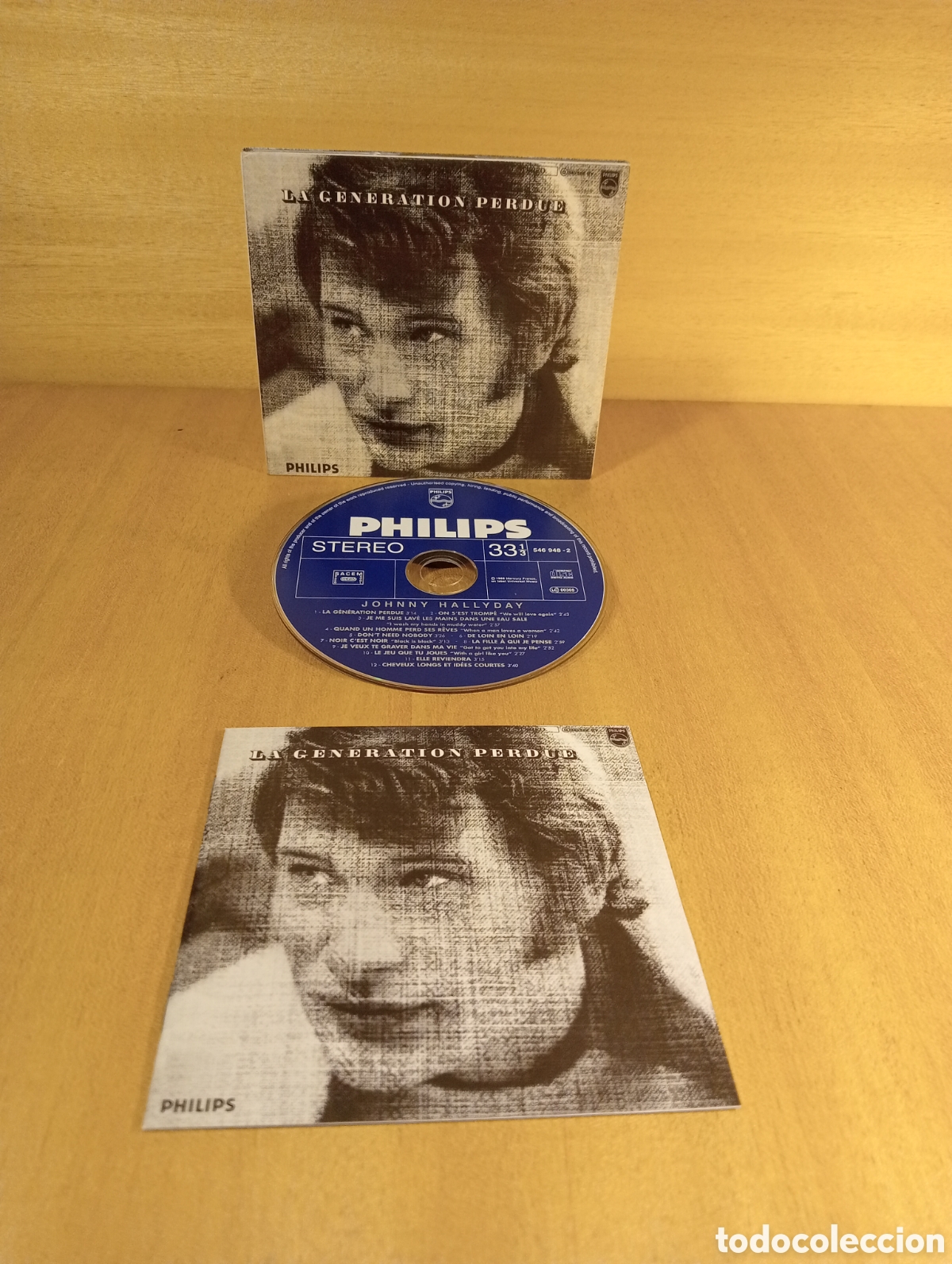 CDs de m&uacute;sica: Johnny Hallyday. La generation perdue. - Foto 1