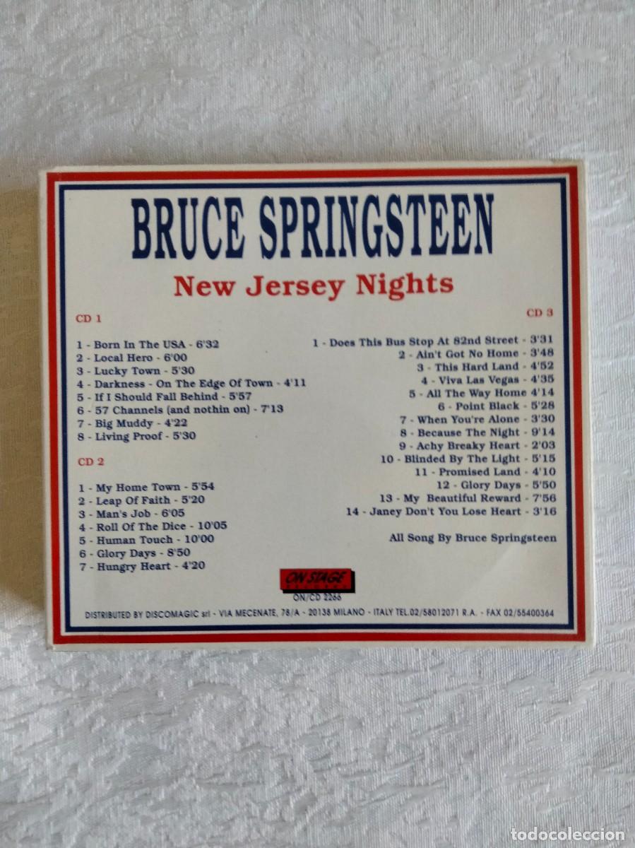 CDs de m&uacute;sica: BRUCE SPRINGSTEEN - New Jersey Nights 3 cd - Foto 2