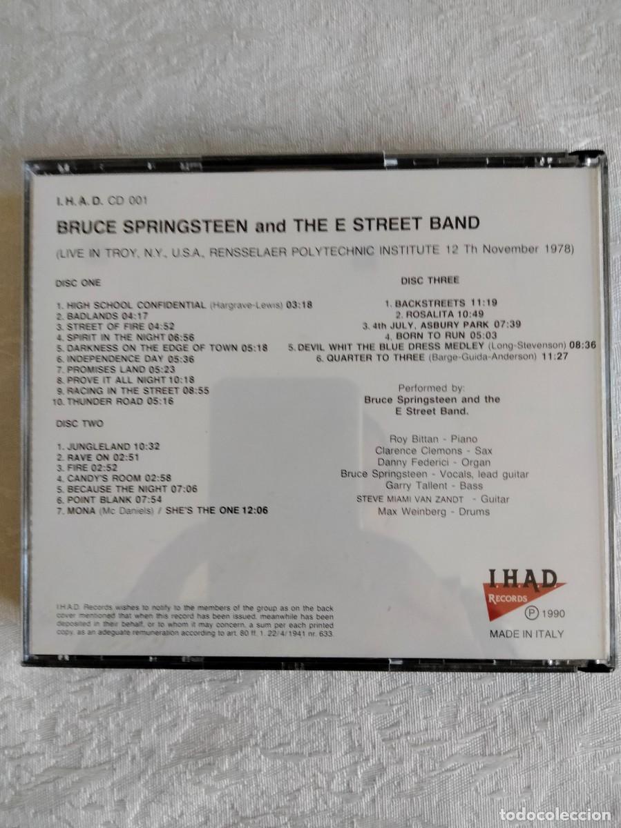 CDs de m&uacute;sica: BRUCE SPRINGSTEEN - Live in Troy - 3 cd - Foto 2