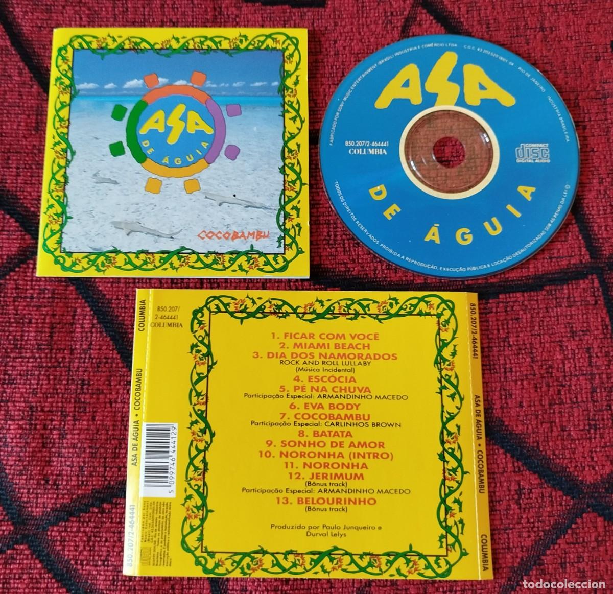 CDs de m&uacute;sica: ASA DE AGUIA ** Cocobambu ** CD BRASIL 1993 - Foto 1