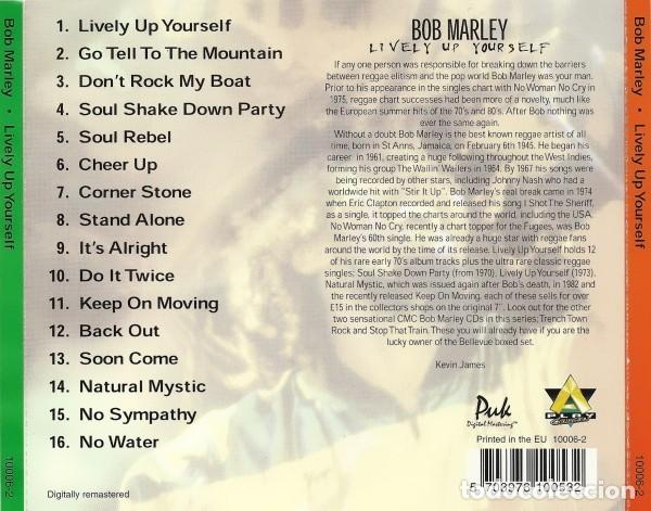 CDs de m&uacute;sica: Bob Marley &ndash; Lively Up Yourself - CD - Foto 2