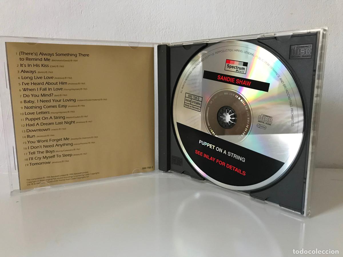 CDs de m&uacute;sica: Sandy Shaw. Puppet on a string. PEDIDO M&Iacute;NIMO 5&euro; - Foto 3