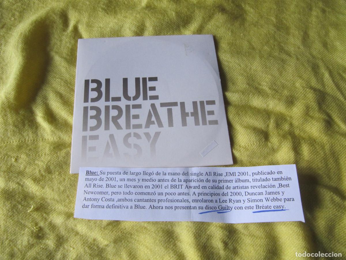 CDs de m&uacute;sica: BLUE BREATHE EASY - - CD SINGLE CADENA 100 - Foto 1