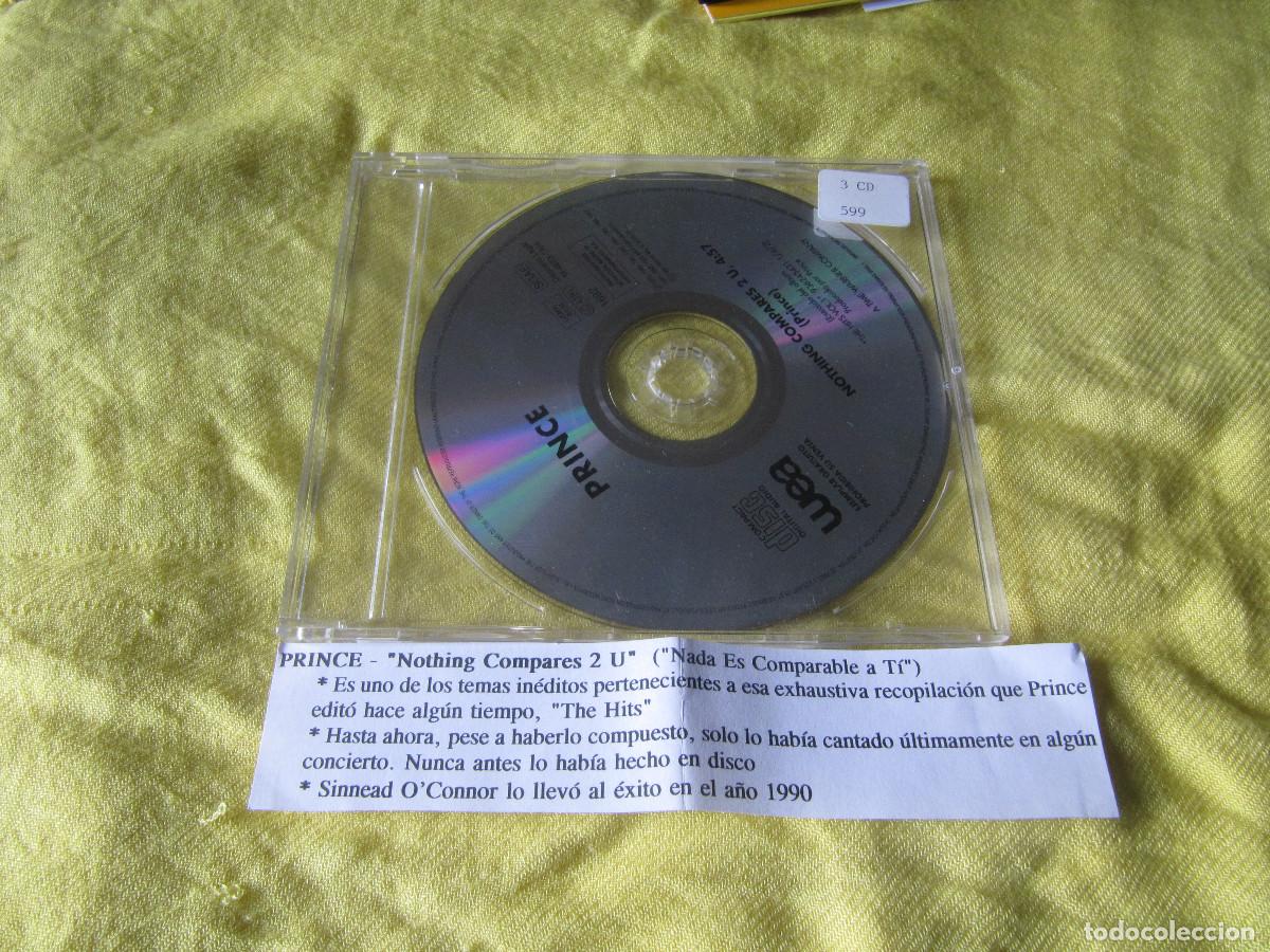 CDs de m&uacute;sica: Prince Nothing compares 2 U CD single promo CADENA 100 - Foto 1