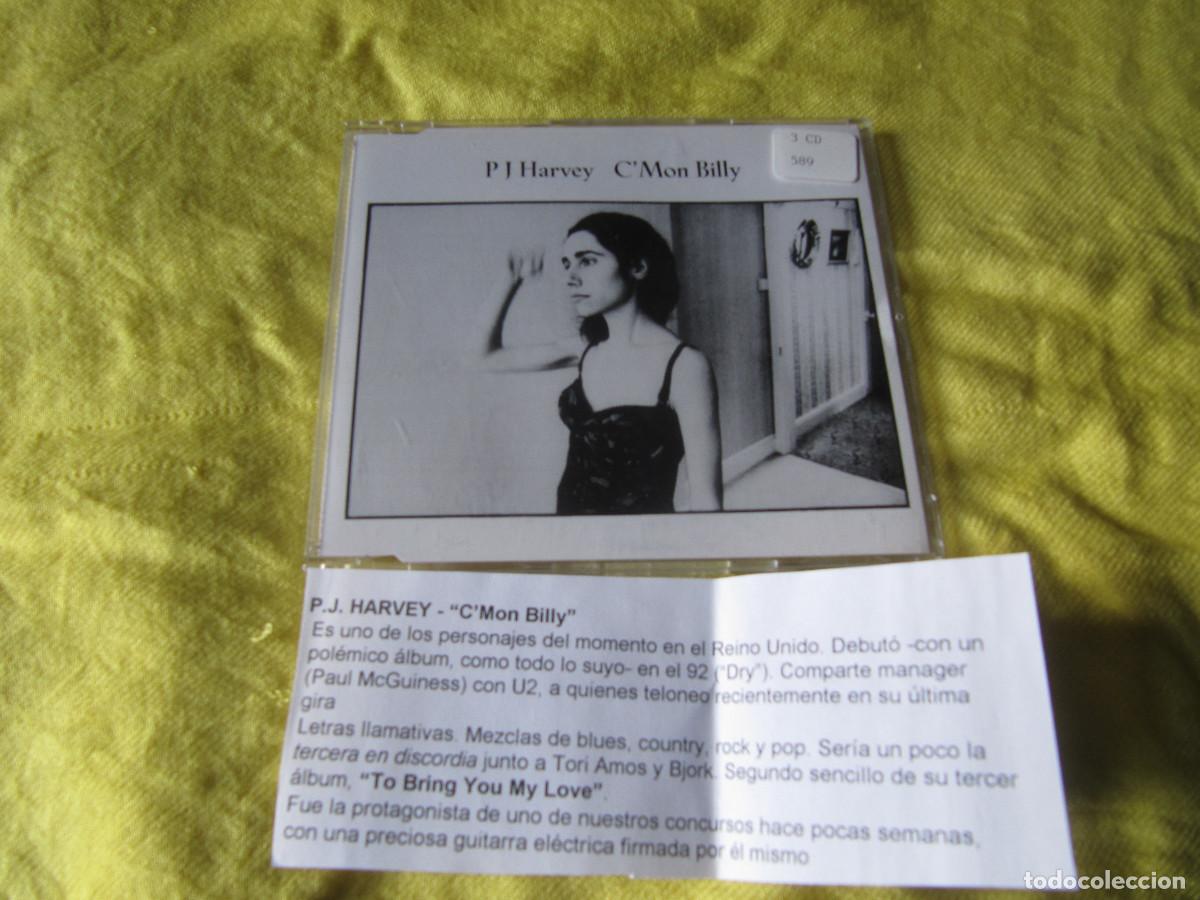CDs de m&uacute;sica: PJ Harvey &ndash; CMon Billy CD SINGLE CADENA 100 - Foto 1