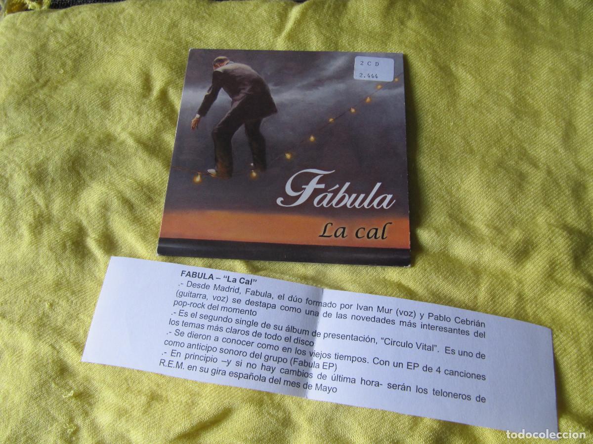 CDs de m&uacute;sica: FABULA - LA CAL ( CD SINGLE CADENA 100 ) - Foto 1