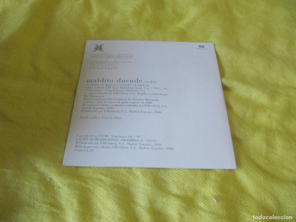 CDs de m&uacute;sica: HEROES DEL SILENCIO MALDITO DUENDE CD SINGLE - Foto 2