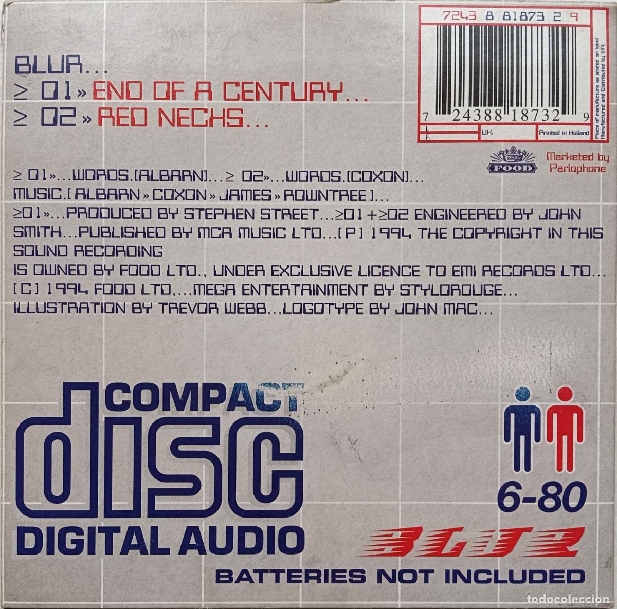CDs de m&uacute;sica: Blur - End of a century (Cd single) - Foto 2