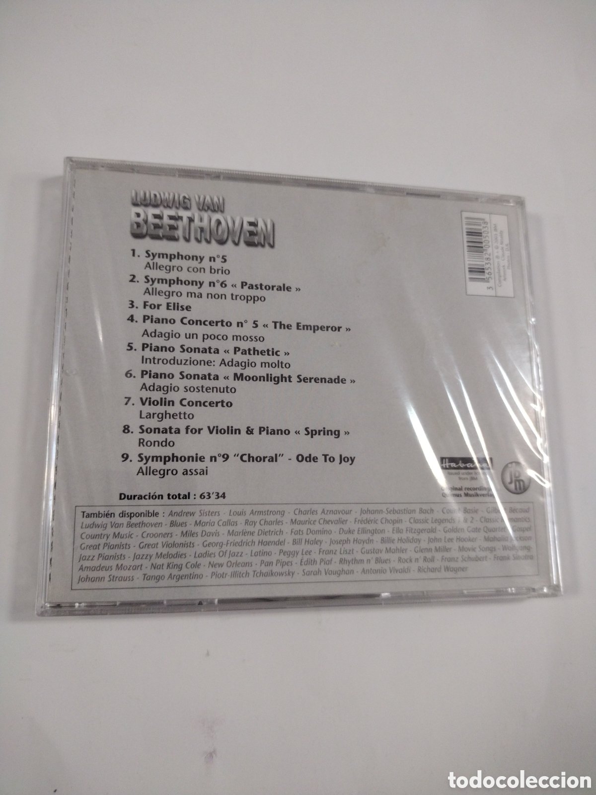 CDs de m&uacute;sica: LUDWING VAN BEETHOVEN. PRECINTADO. CD. - Foto 2