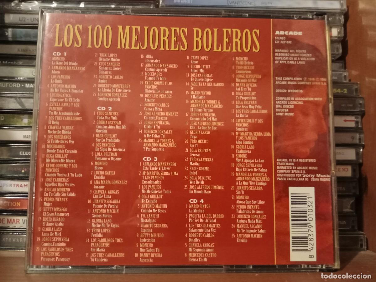 CDs de m&uacute;sica: various &lrm;&ndash; Los 100 Mejores Boleros-4 CD - Foto 2